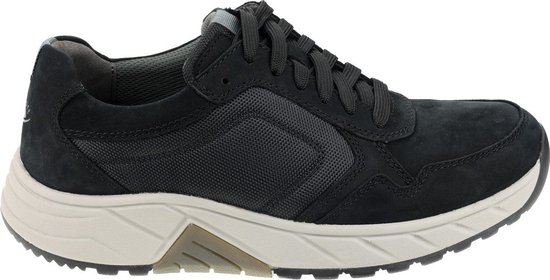 Pius Gabor rollingsoft sensitive 8002.10.01 - heren rollende wandelsneaker - zwart - maat 40.5 (EU) 7 (UK)