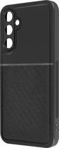 Geschikt voor Samsung A25 Hybrid Case Magnetische Ondersteuning Compatibel - Zwart, Zwart