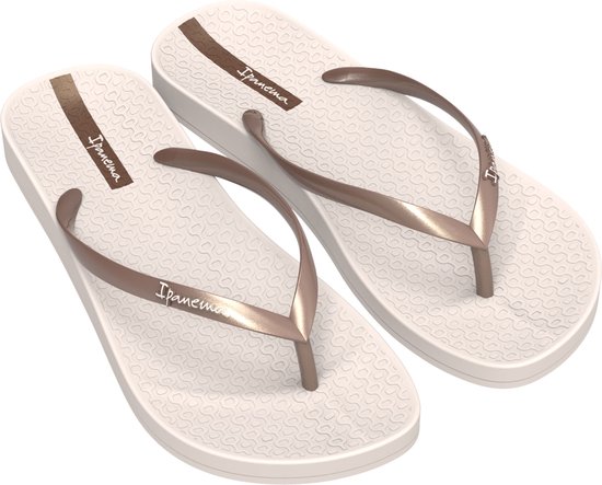 Ipanema Slippers Anatomiques Shine Femme - Beige - Taille 41/42