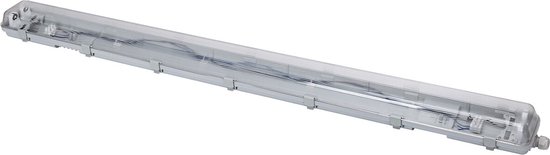 Luminaire Fluorescent LED Etanche - Velvalux Strela - 120cm - Double - Connectable - Etanchéité IP65