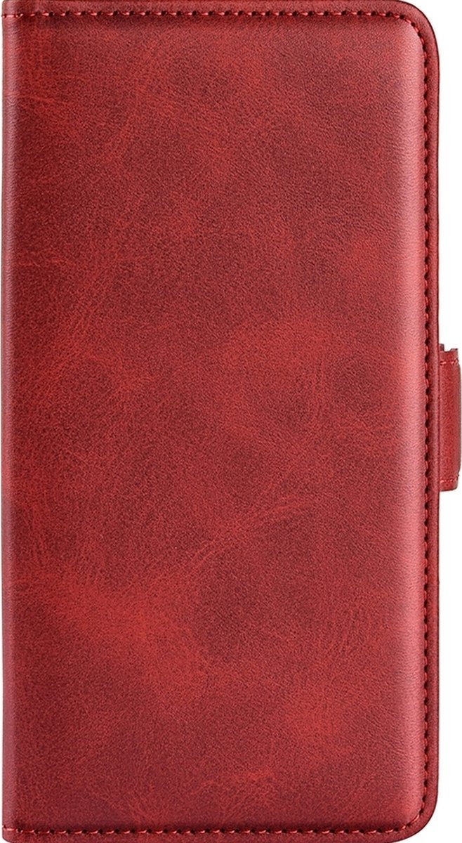 Mobigear Telefoonhoesje geschikt voor Samsung Galaxy M52 Hoesje | Mobigear Slim Magnet Bookcase Portemonnee | Pasjeshouder voor 3 Pasjes | Telefoonhoesje voor Pinpas / OV Kaart / Rijbewijs - Rood
