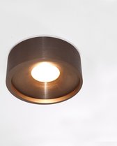 Artdelight - Plafondlamp Orlando Ø 14 cm mat brons