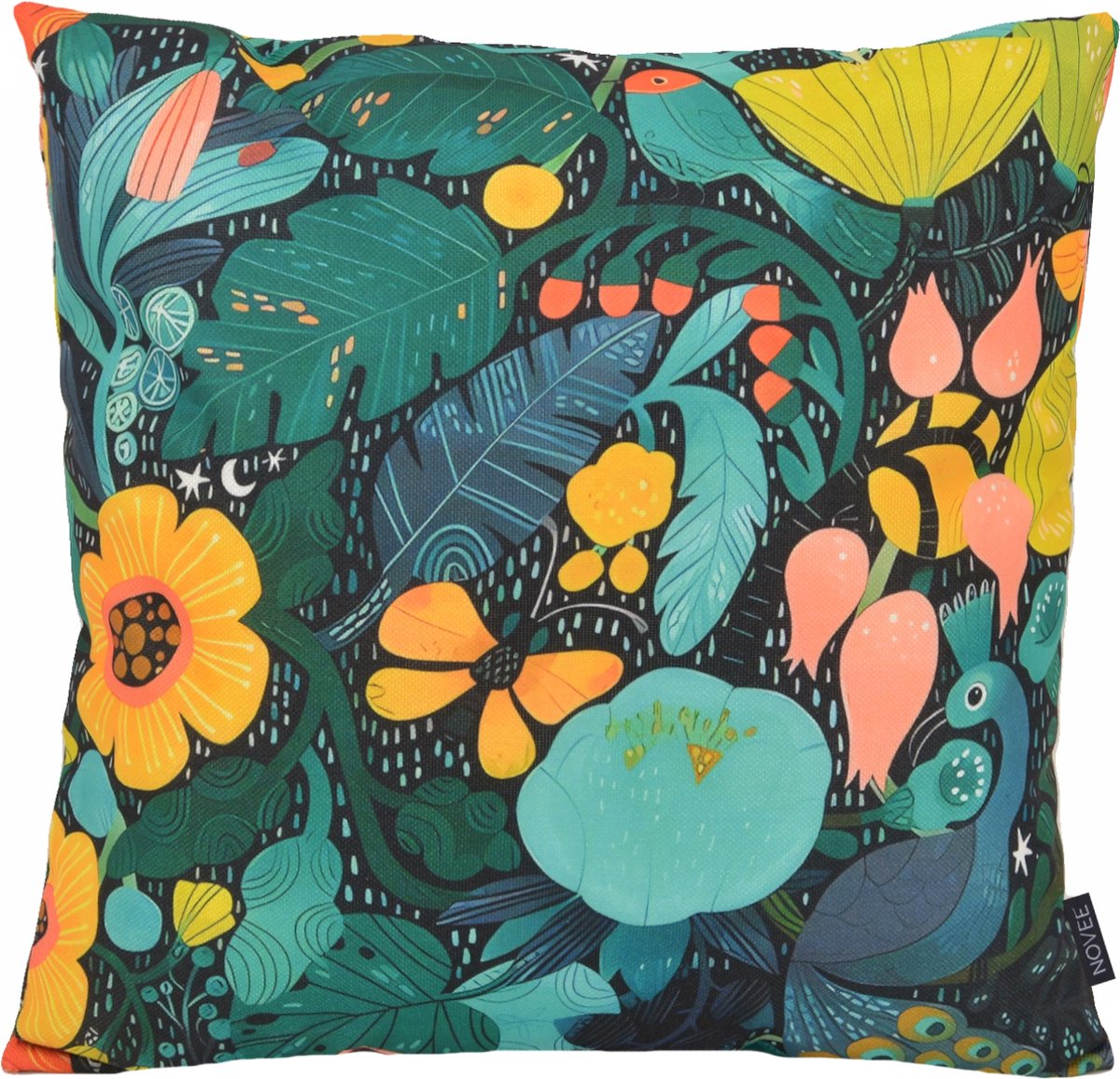 NOVÉE Botanical Kussenhoes #5 - Outdoor / Buiten | 45 x 45 cm | Katoen/Polyester botanical #5
