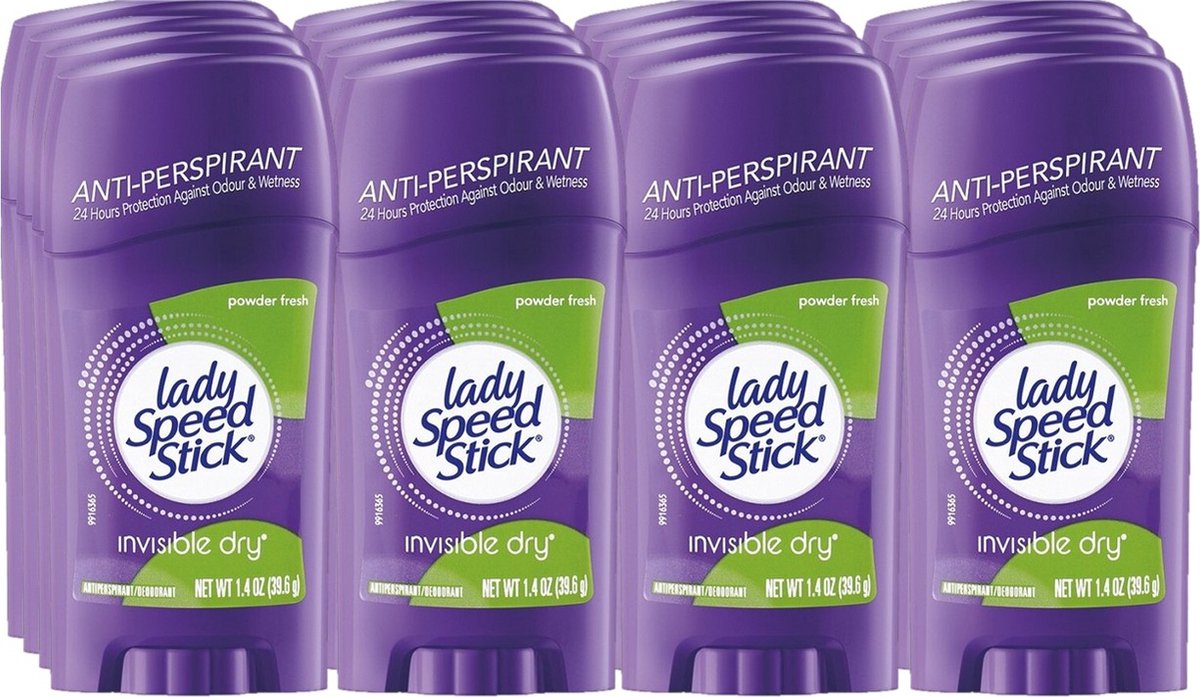 Goedkoopste Lady Speed Stick Powder Fresh - Voordeelverpakking 24 x 65 Gram