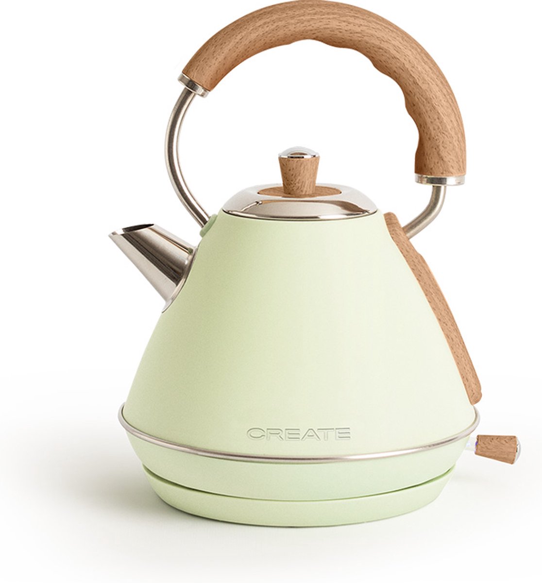 CREATE KETEL RETRO M - Waterkoker 1L - Pastelgroen