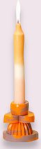Candle Holder | Candle Stick Holder Orange & Purple | Jesmonite Handmade| Kaarsenhouder | Kaarshouder | Kaarsen & Houder| Kaarsenplateau | Designed Candle Holder | Home Decor | Handmade | Gift for | Unique Gift| Decoratie