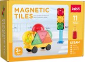 KEBO magnetisch speelgoed - magnetic tiles - magnetische tegels - magnetische bouwstenen - constructie speelgoed - montessori speelgoed - KBM-11