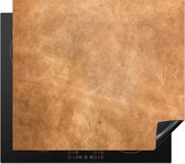 KitchenYeah® Inductie beschermer 60x52 cm - Leer - Structuur - Lederlook - Bruin - Kookplaataccessoires - Afdekplaat voor kookplaat - Inductiebeschermer - Inductiemat - Inductieplaat mat