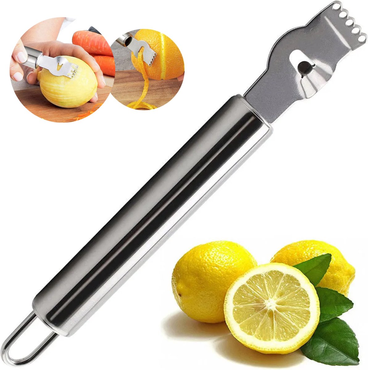LOUZIR Zesteur Citroen Schiller Citrusvruchten Rasp Sinaasappelrasp Fruit Rasp Dunschiller