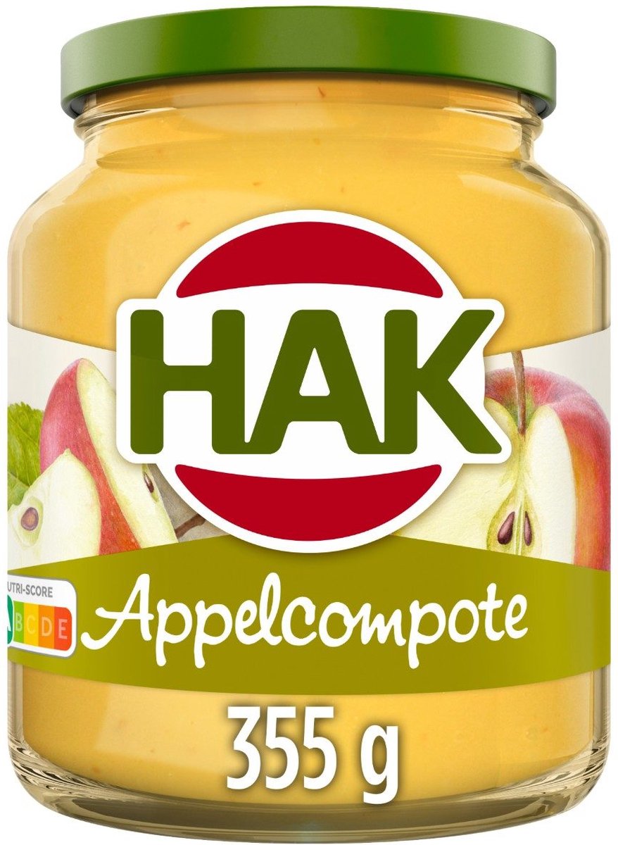 Hak Appelcompote 6 potten x 37 cl