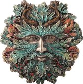 Veronese Design - Groene Man WINTER SOLSTICE (mini) - (bxhxd) ca. 12,5cm x 12,5cm x 1,0cm