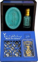 Al Maleki - Musk Al Tahara - Poeder Geur - Met Zeep - Muskus - Arabische Parfum Olie - Al Tahaara - Alcoholvrij - Moederdag Cadeau
