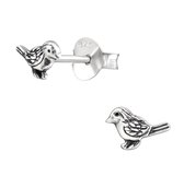 Vogel oorstekers - 925 Sterling zilver - Oorbellen - Cadeautip - Damesdingetjes