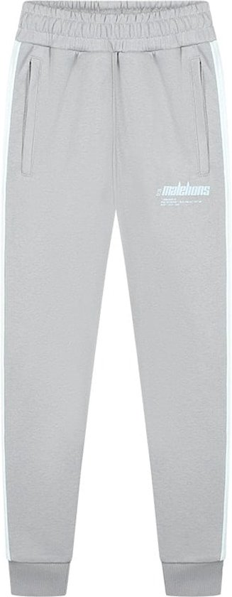 Sweat broek worldwide - Aqua grijs/mint