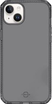 ITSkins SpectrumClear-R - Telefoonhoesje geschikt voor Apple iPhone 14 Plus/15 Plus Hoesje Flexibel TPU Backcover - Zwart