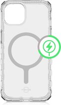 ITSkins SupremeMagClear-R - Telefoonhoesje geschikt voor Apple iPhone 14 Shockproof Hardcase Hoesje MagSafe Compatible - Transparant