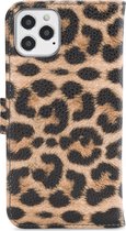 My Style Flex Wallet Telefoonhoesje geschikt voor Apple iPhone 12/12 Pro Hoesje Bookcase Portemonnee - Leopard