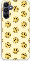 Case Company® - Hoesje geschikt voor Samsung Galaxy A25 hoesje - Smiley N°2 - Soft Cover Telefoonhoesje - Bescherming aan alle Kanten en Schermrand