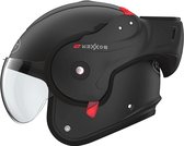 ROOF - RO9 BOXXER 2 MAT ZWART - ECE goedkeuring - Maat M - Systeemhelmen - Scooter helm - Motorhelm - Zwart - ECE 22.06 goedgekeurd
