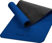 MOVIT® Yogamat 190 x 100 x 0,6 cm - Yoga Mat - Met Draagriem - Donker Blauw