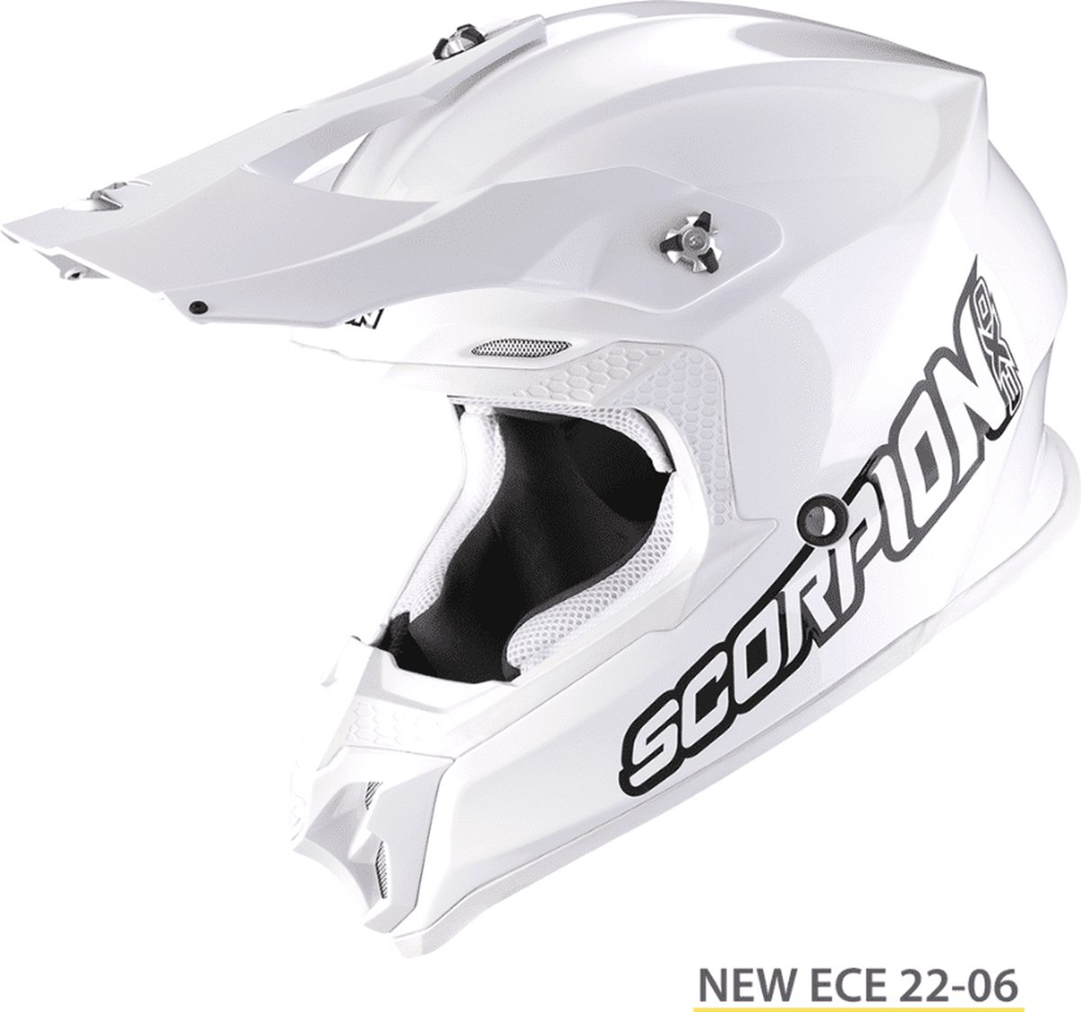 SCORPION VX-16 EVO AIR SOLID White-White - Maat L.