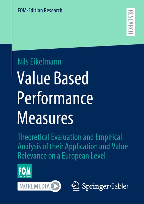 Values Based Performance Reviews Value Based Performance Measures | 9783658314286 | Nils Eikelmann ...