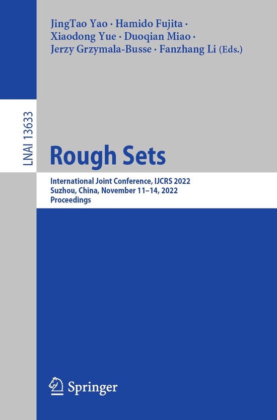 Springer Nature Proceedings Computer Science - Rough Sets - cover