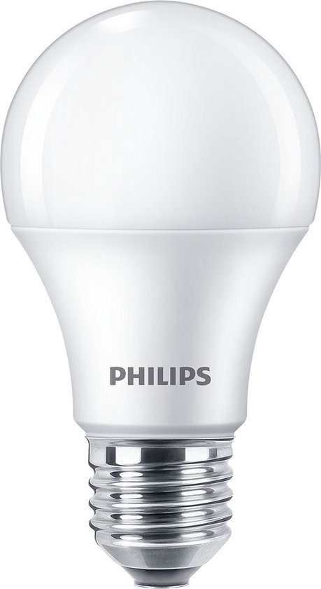 PHILIPS - LED Lamp E27 - Corepro LEDbulb E27 Peer Mat 10W 1055lm - 865 Helder/Koud Wit 6500K | Vervangt 75W