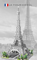 Tour Eiffel en blocs de construction - Tour Eiffel speelgoed de construction - Tour Eiffel en blocs de construction compatibles avec Lego - Tour Eiffel en briques 2622 briques