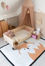 Love by Lily - grand tapis de jeu pour bébé - Renard - 150x120cm