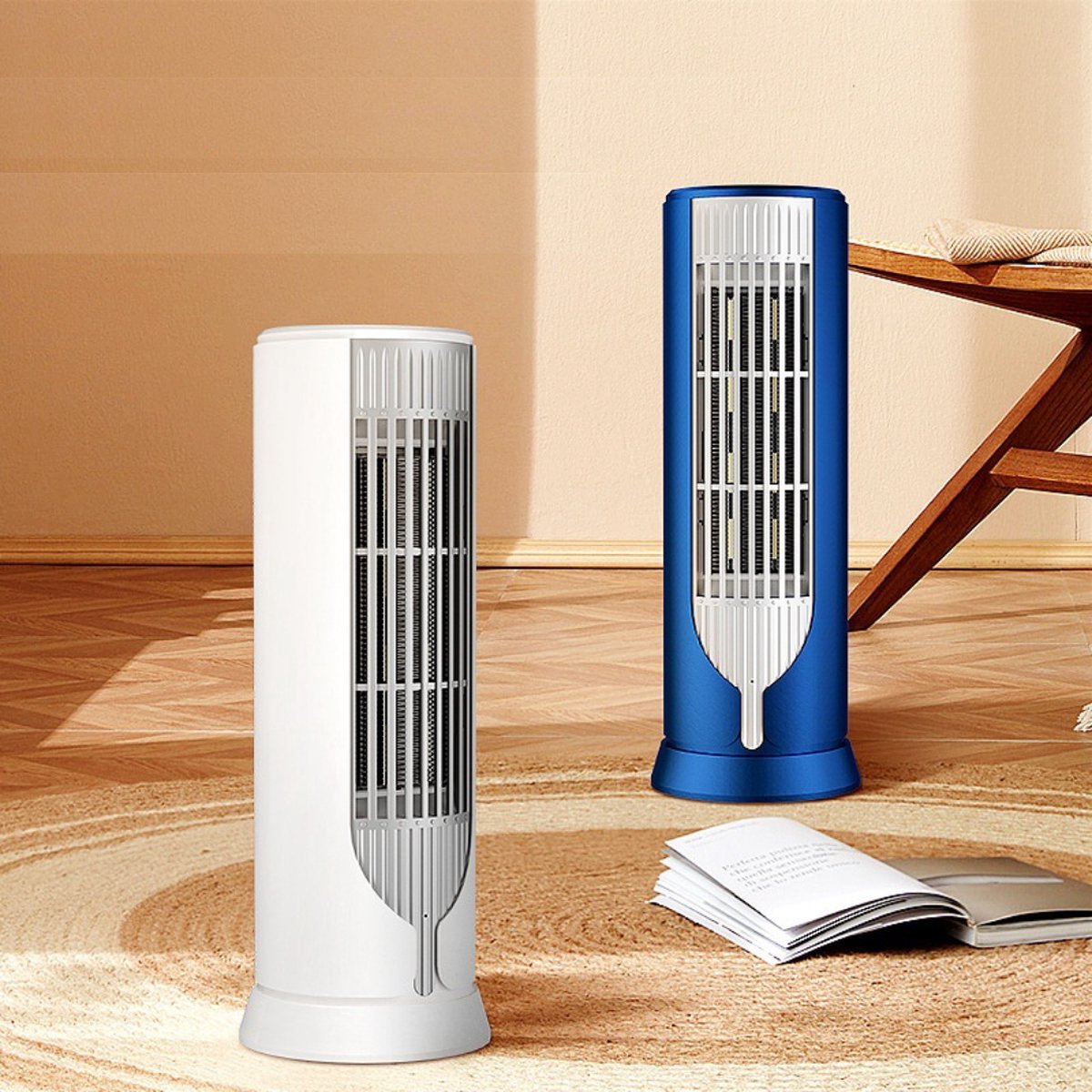 Nivard Elektrische Kachel - Haard - Heater - Mini Kachel - Sta Kachel Blauw – foto 4
