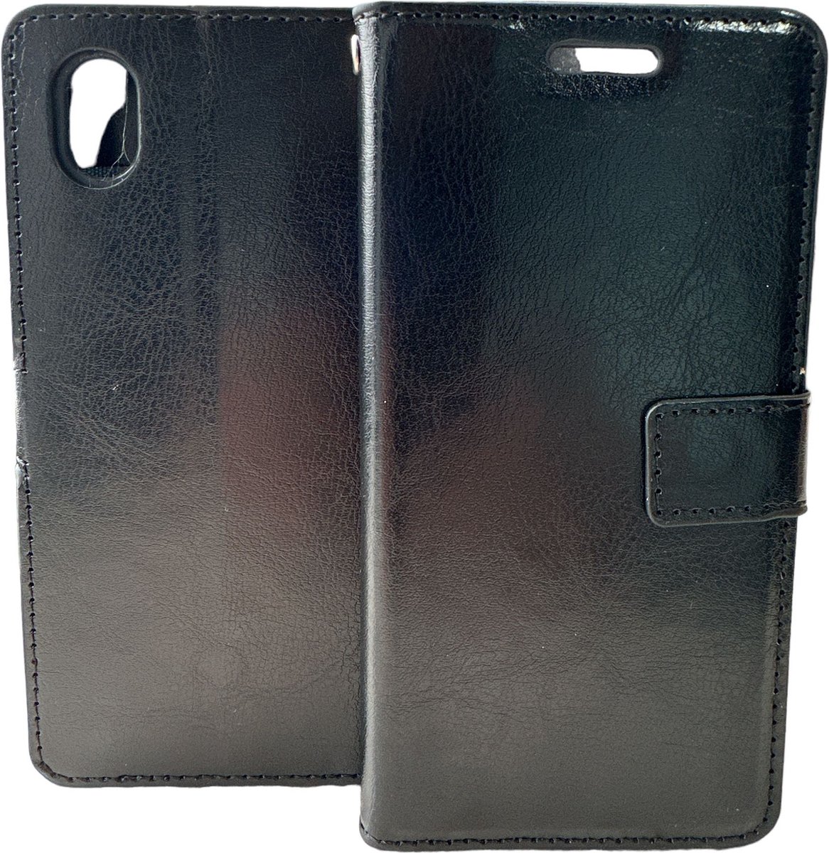 Portemonnee Book Case Hoesje Geschikt voor: Samsung Galaxy A01 Core (2020) - Zwart