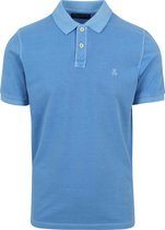 Marc O'Polo - Poloshirt Faded Blauw - Modern-fit - Heren Poloshirt Maat M