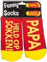Chaussettes Funny - Papa héros sur chaussettes