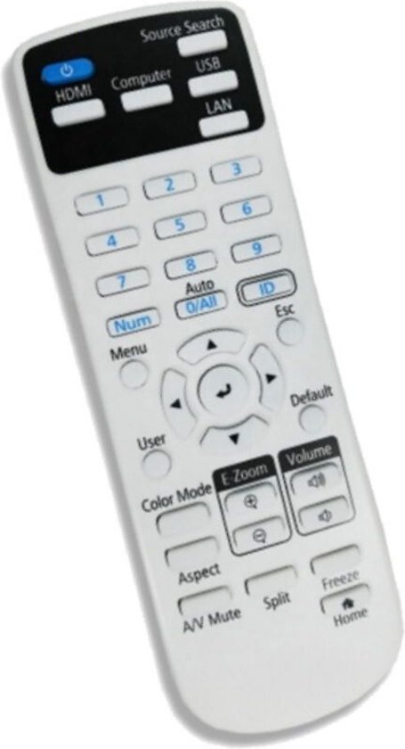 Afstandsbediening Voor Hompow Beamer / Projector - Nieuwe Vervanging