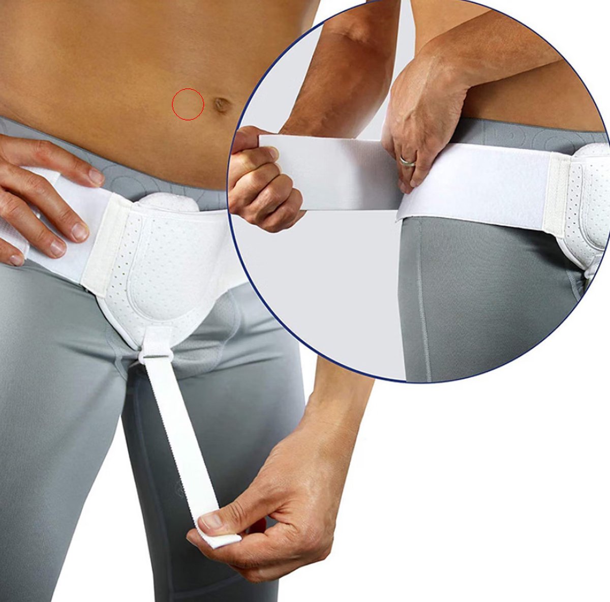 Goedkoopste Massage-accessoire - Hernia - Liesbreukband - Enkele breukband - Medical Brace - Liesbreukbehandeling - Universele maatvoering - Liesbreukband met fysieke druk voor de dunne darm