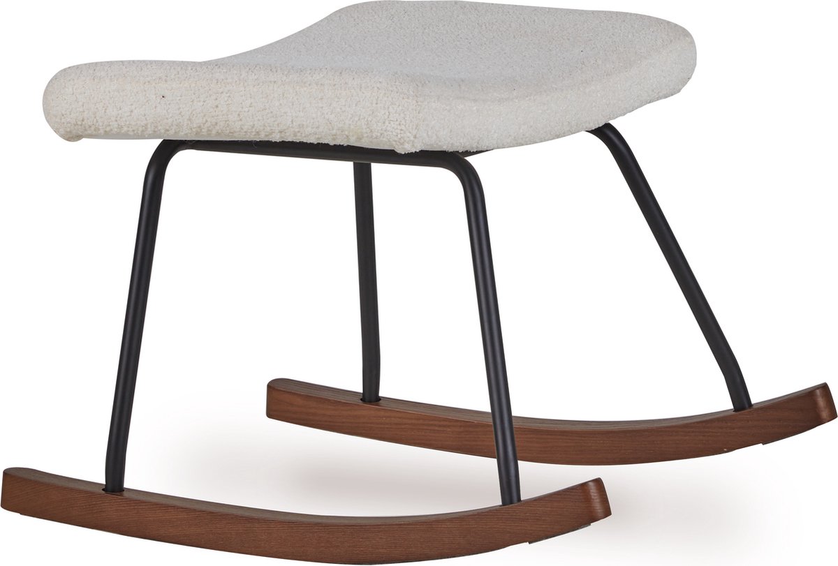 Quax Hocker voor Rocking Adult Chair De Luxe - Cream (Bouclé - Off White)