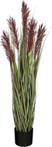MICA DECORATIONS TARWE GRAS IN POT PAARS - H115XD30CM
