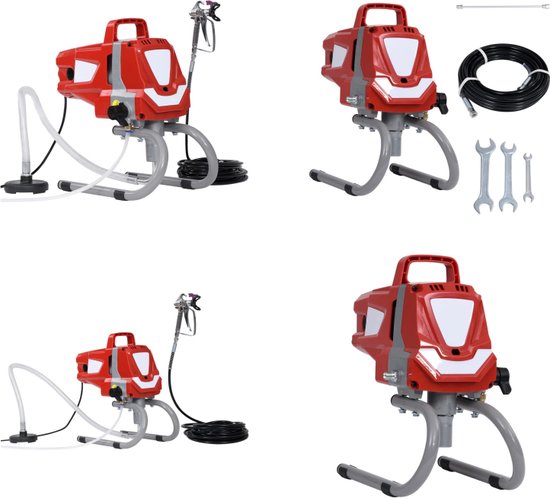 Foto: Einhell accu verfspuit te sy 18 90 li solo power x change 18 v li ion spuitcapaciteit 1000 ml min inhoudreservoir 1200 ml max viscositeit 90 din sec incl 7 delige accessoireset excl accu en lader