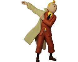 Tintinimaginatio - Klein figuurtje 8 cm PVC - Kuifje met Trenchcoat