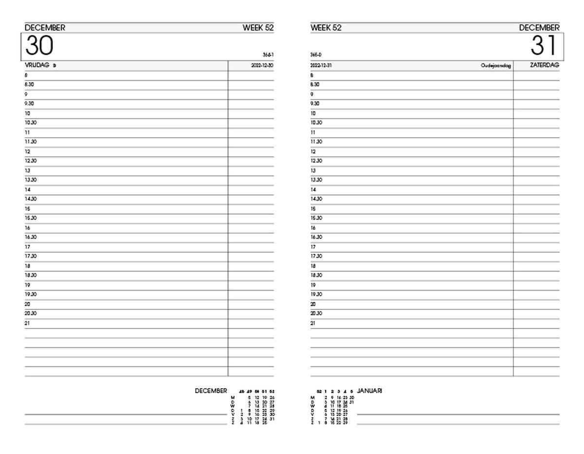 Agenda 2024 Ryam Compact Suprema 7 jours/2 pages bordeaux 1 Stuk bij Bonnet  Office Supplies