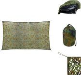 vidaXL Camouflage Net - Groen - 3 x 7 m - Polyester Oxford - Waterafstotend - Tarp