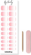 By Emily® Gel Nagel Wraps 'Babyboom' - Gellak Stickers - Gel Manicures - Geschenkset Vrouwen - UV Lamp Gelnagels - Langhoudende Nagelstickers - Nail Art Folie - 20 Stickers - UV LED Lamp Vereist