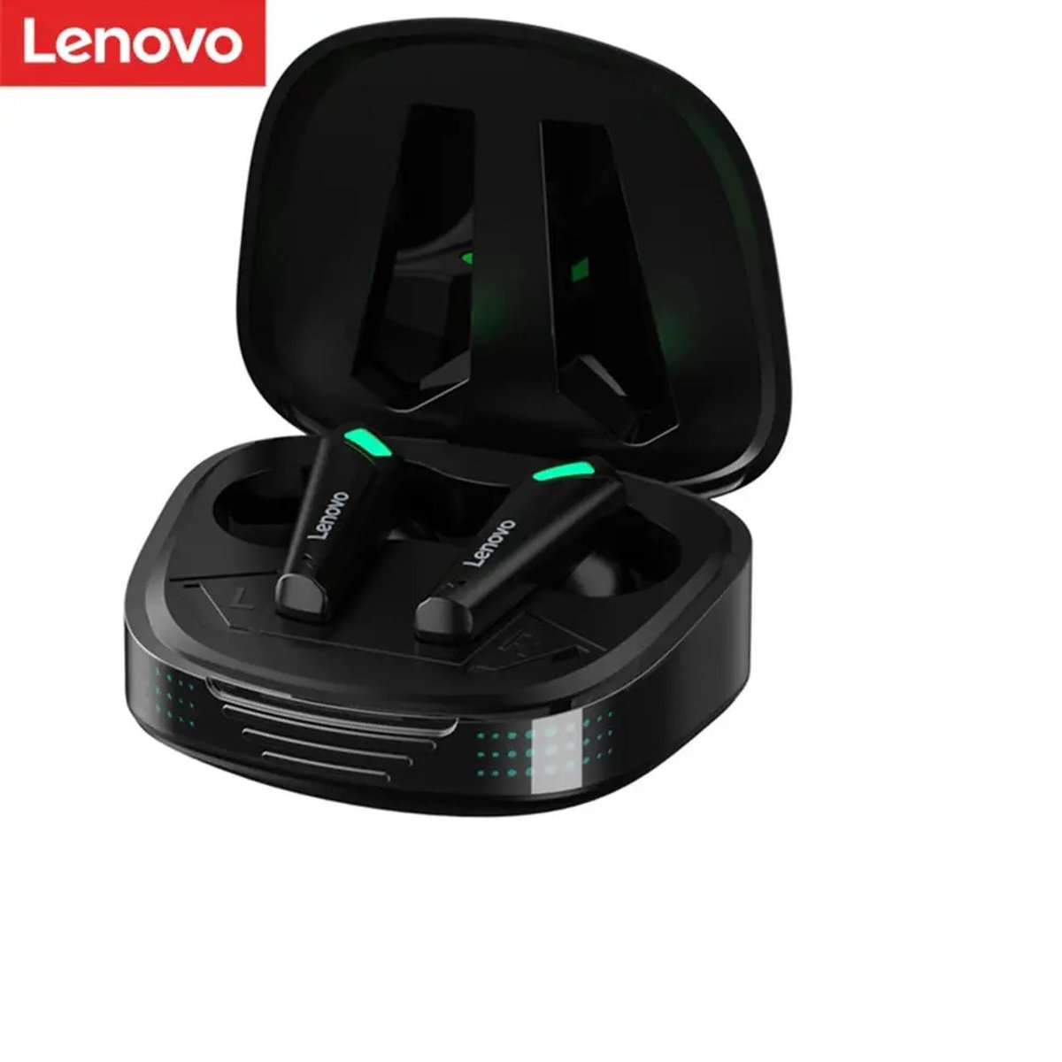 Lenovo ThinkPlus XT85II - Draadloze oordopjes - Bluetooth 5.3 - 72u Batterij - Snelladen - Game mode - Music mode - Zwart