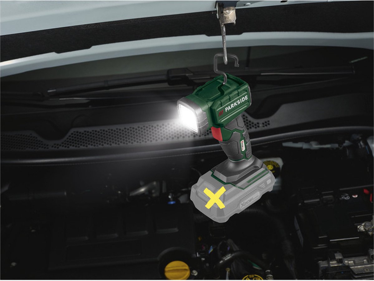18V/20V Lampe de travail LED portable rechargeable avec batterie Li-ion sans fil