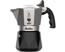 Bialetti Brikka Revolution 2 Kops – Espressopot met Crema – Aluminium Mokapot – Voor Authentieke Italiaanse Espresso