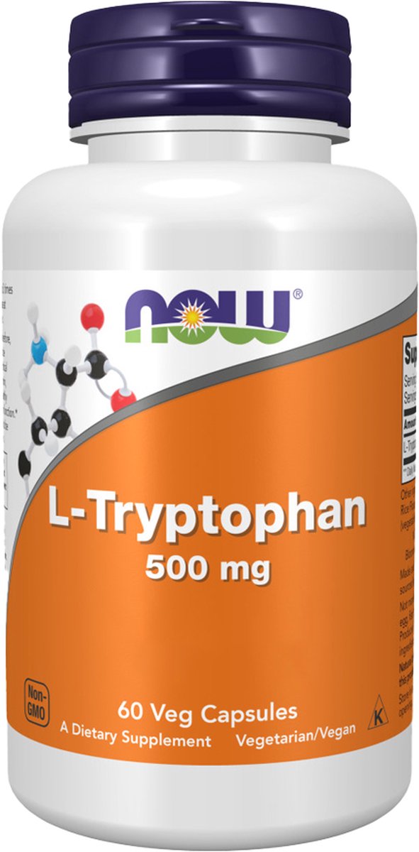 L-Tryptofaan 60v-caps - Now Foods