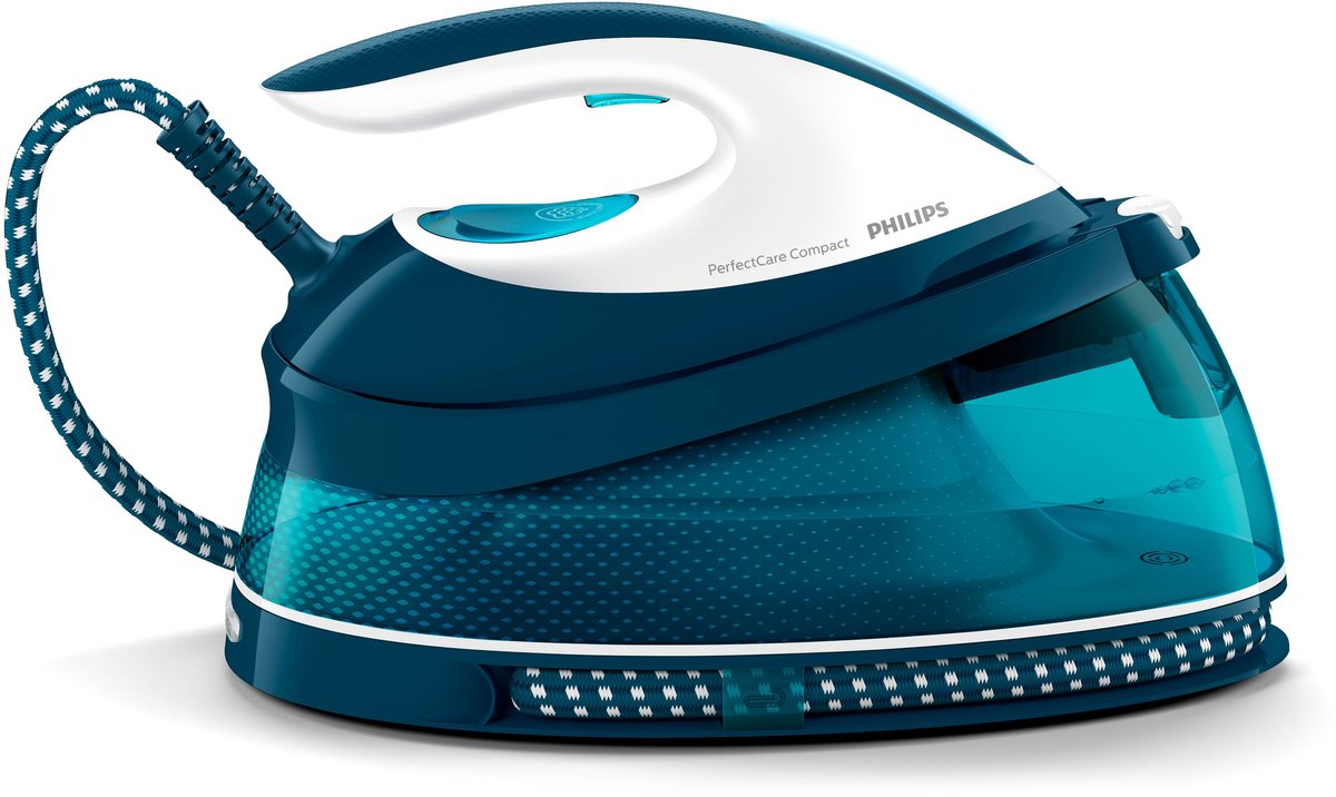 Philips PerfectCare Compact GC7844/20 - Stoomgenerator - Aqua Blauw