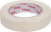 Vibac - Masking Tape/Schilders Tape 25mm breed x 50mtr lang - Beige - 36 Rollen per Doos - Solvent belijming - Afplaktape - Maskeertape - (021.0231)