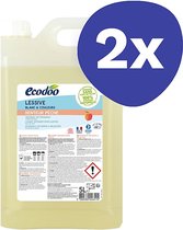 Ecodoo Vloeibaar Wasmiddel Geconcentreerd Perzik 5L (160 wasbeurten) (2x 5L)